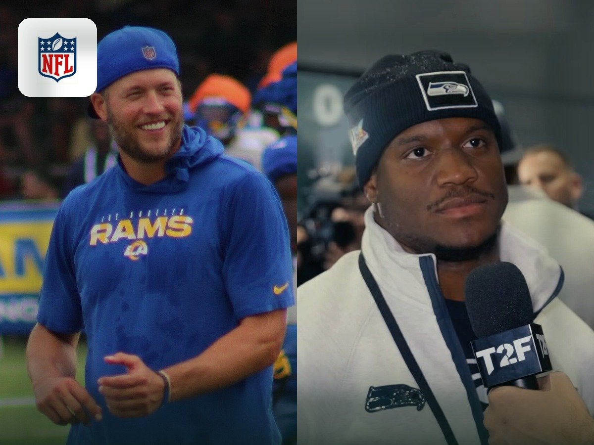 Collage of NFL stars with the NFL mark